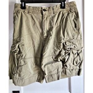 Polo Ralph Lauren Gellar fatigue shorts COTTON green men size 33‎